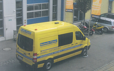 Mercedes Benz Sprinter mit Hochdach DEUTSCHE PLASSER 1:87 HO
