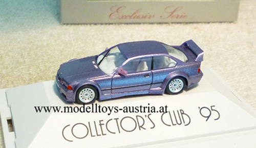 BMW E36 Coupe M3 GTR 1995 violetsilber metallik 1:87 HO