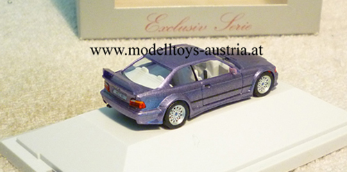BMW E36 Coupe M3 GTR 1995 violetsilber metallik 1:87 HO