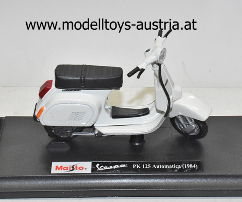 Vespa PK 125 Automatica 1984 weiss 1:18