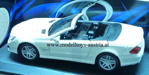 Mercedes Benz R230 Cabrio SL 63 AMG 2008 weiss 1:18