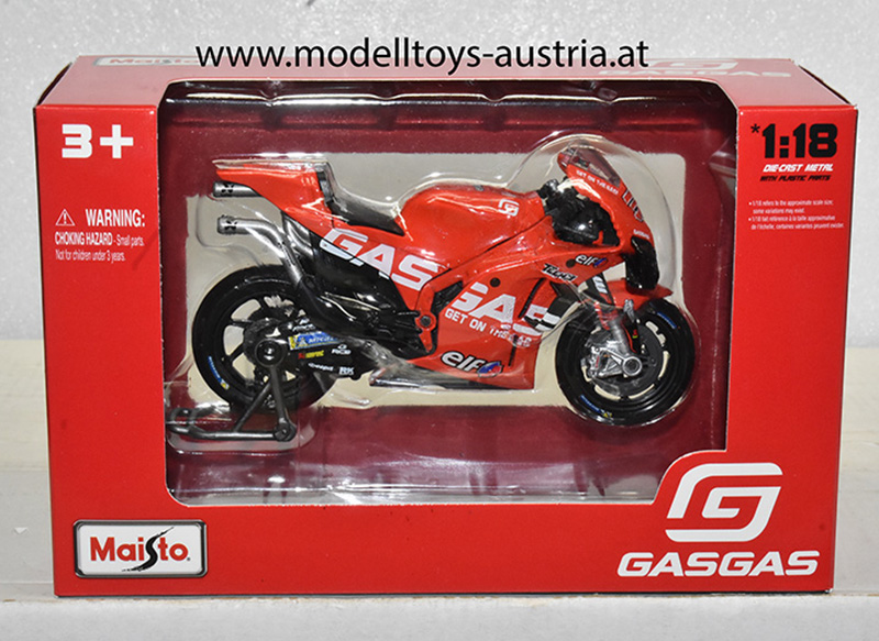 KTM RC16 GasGas Tech3 2023 Moto GP Augusto FERNANDEZ 1:18