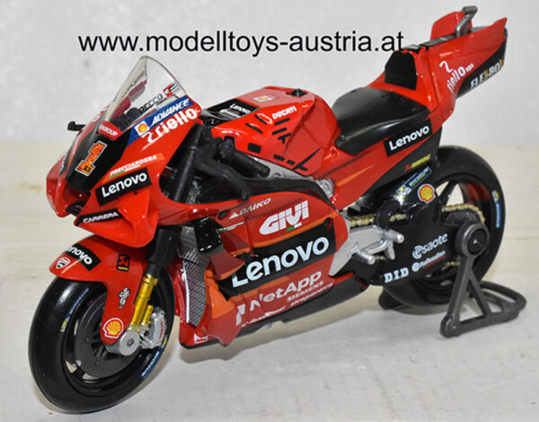 Ducati Desmosedici GP23 2023 Moto GP Francesco BAGNAIA Weltmeister 1:18