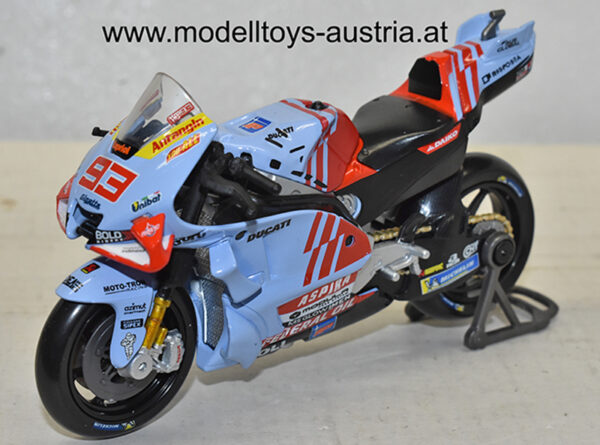 Ducati Desmosedici GP23 2024 Moto GP Marc MARQUEZ Team GRESINI Racing 1:18