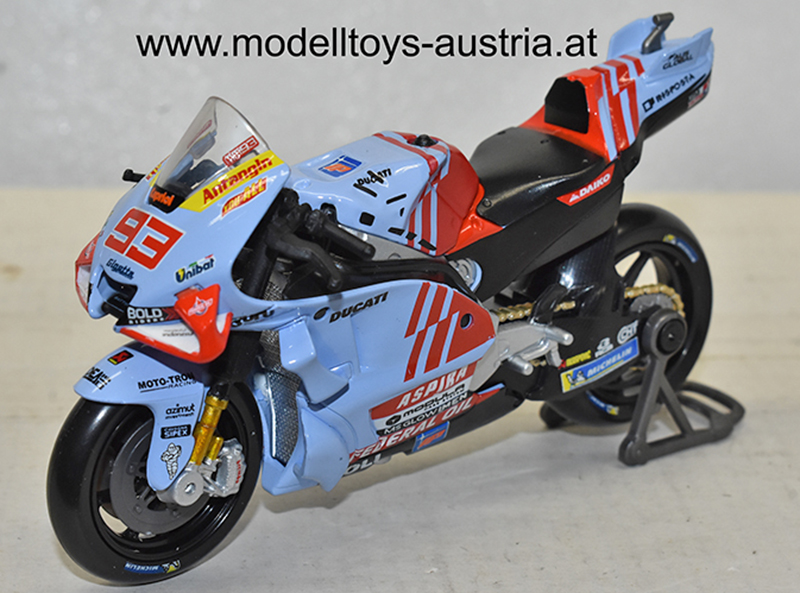 Ducati Desmosedici GP23 2024 Moto GP Marc MARQUEZ Team GRESINI Racing 1:18