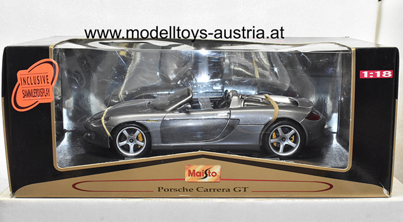 Porsche Carrera GT 2000 silbergrau metallik 1:18