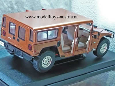 Hummer H1 ZEHNTER JAHRESTAG EDITION kupfer metallic 1:18