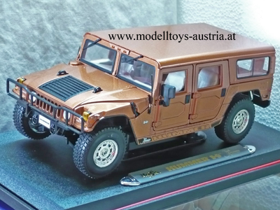 Hummer H1 ZEHNTER JAHRESTAG EDITION kupfer metallic 1:18