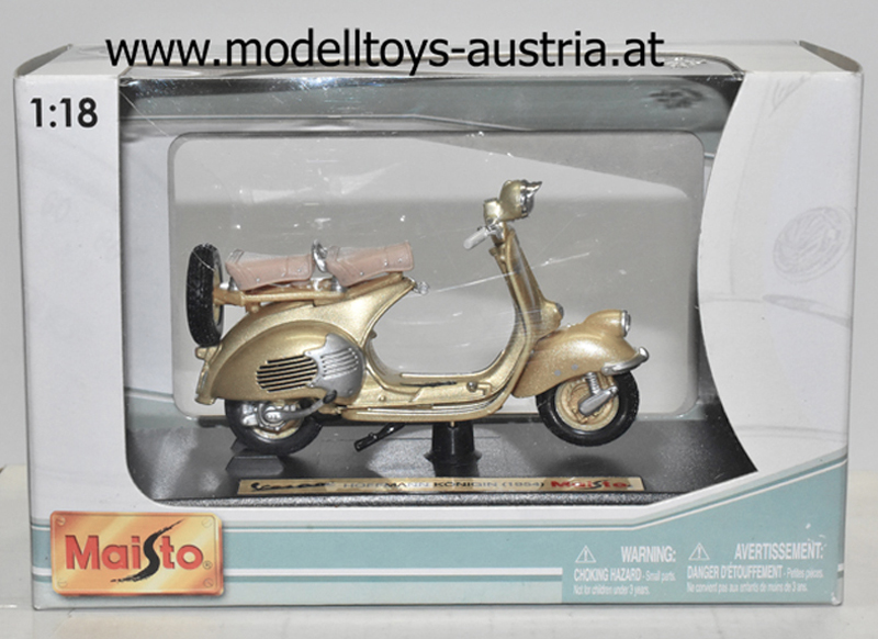 Vespa HOFFMANN Königin 1954 gold metallik 1:18