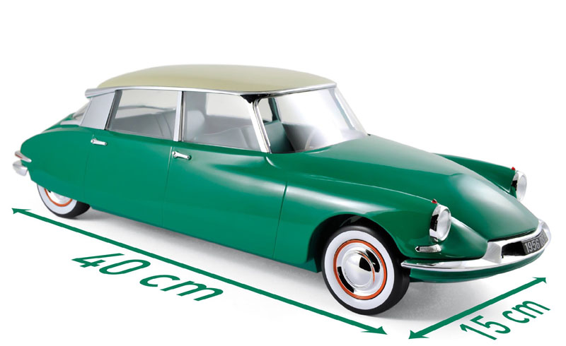 Citroen DS19 DS 19 1956 grün / champagne 1:12 Norev