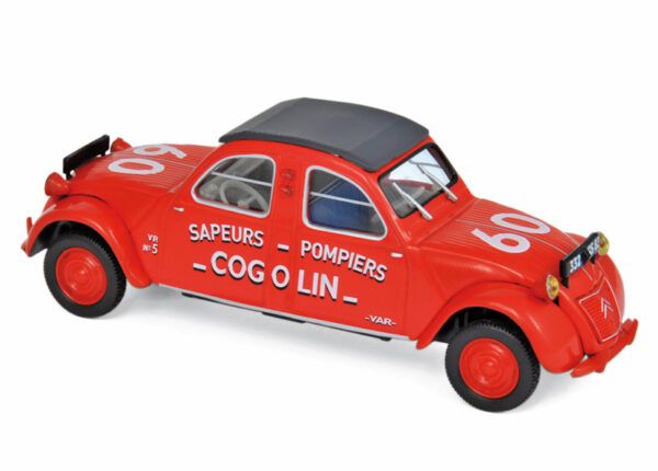 Citroen 2CV 2 CV COGOLIN 1961 Feuerwehr 1:43