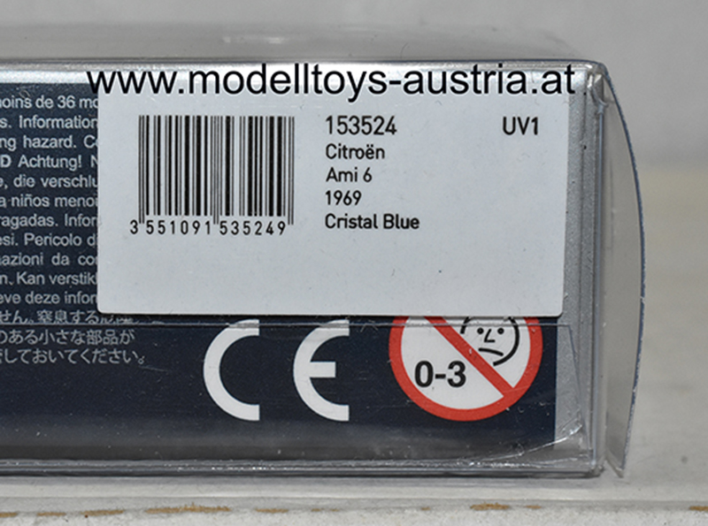 Citroen Ami 6 Break Kombi 1969 Cristal blau 1:87 H0