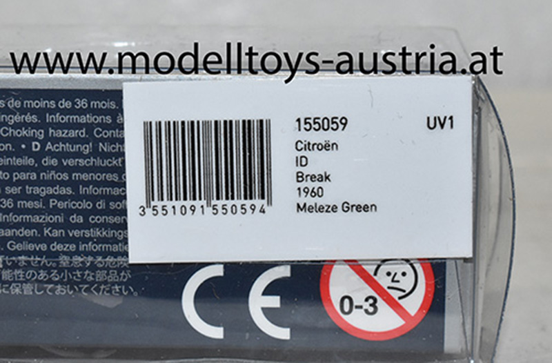 Citroen DS19 ID 19 Break Kombi 1960 türkis / grau 1:87 H0