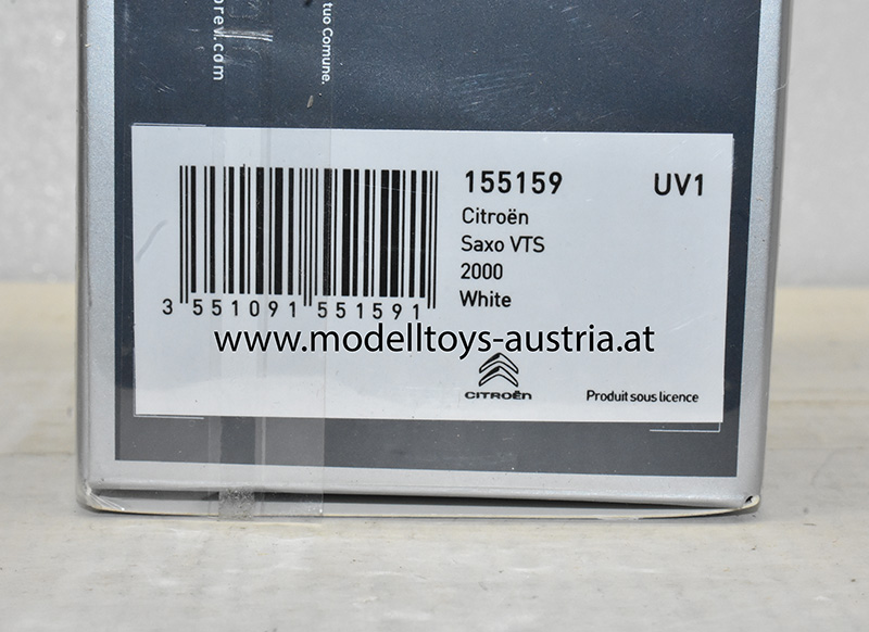 Citroen Saxo VTS 2000 weiss 1:43