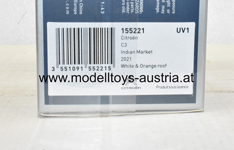 Citroen C3 Limousine 2021 weiss 1:43