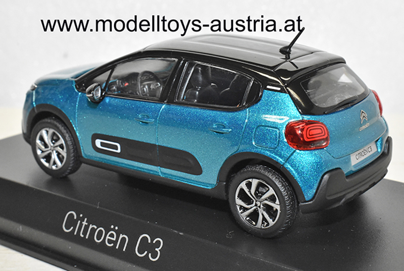 Citroen C3 Limousine 2020 blau 1:43