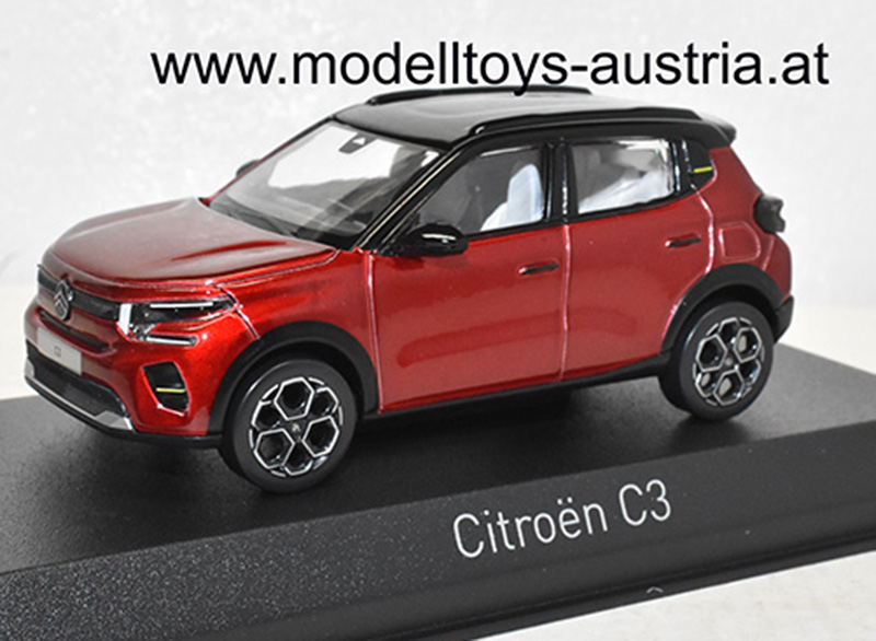Citroen C3 Limousine 2024 rot 1:43
