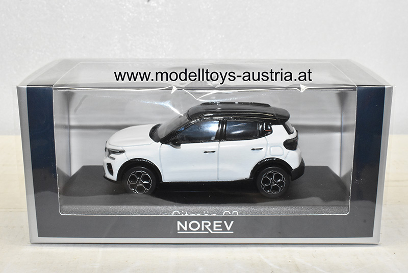 Citroen C3 Limousine 2024 weiss mit schwarzem Dach 1:43