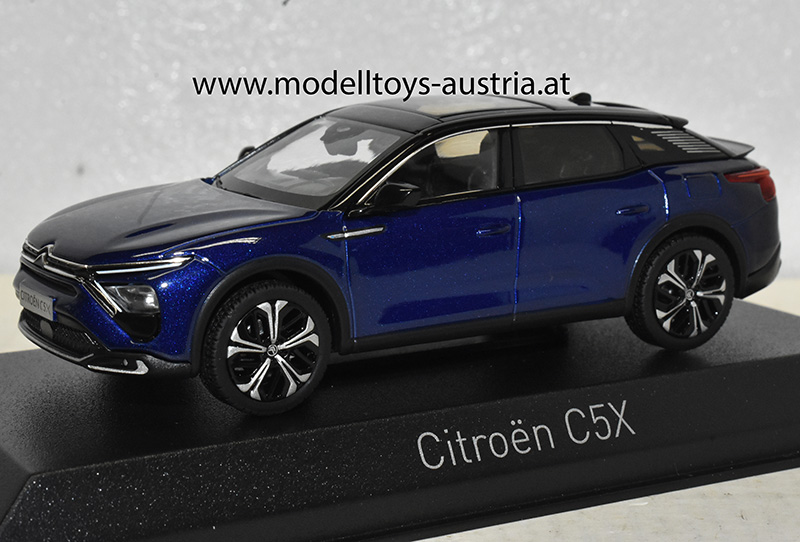 Citroen C5X 2021 blau 1:43