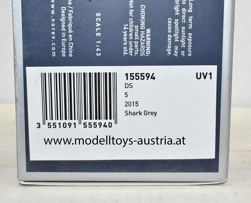 Citroen DS 5 2015 grau 1:43