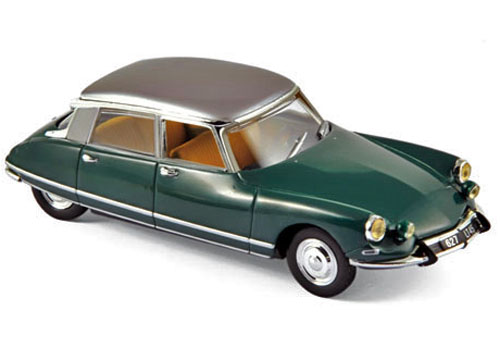 Citroen DS21 DS 21 Limousine Pallas 1967 grün / silber 1:43