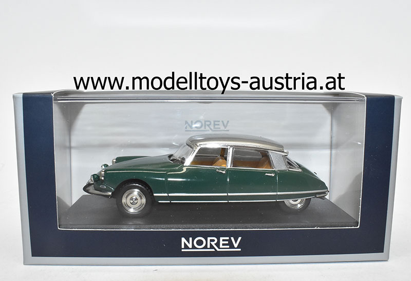 Citroen DS21 DS 21 Limousine Pallas 1967 grün / silber 1:43