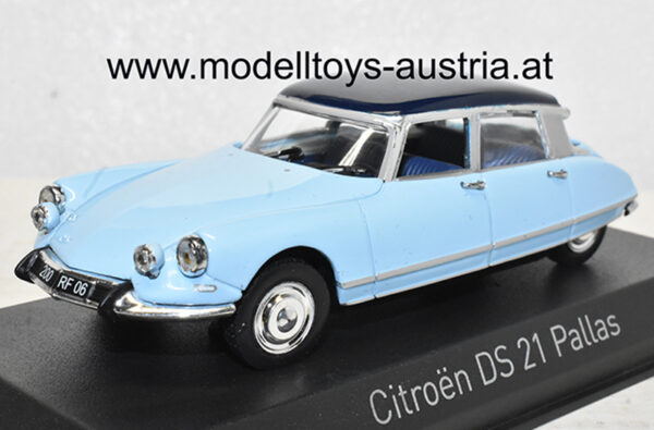 Citroen DS21 DS 21 Limousine Pallas 1967 blau 1:43