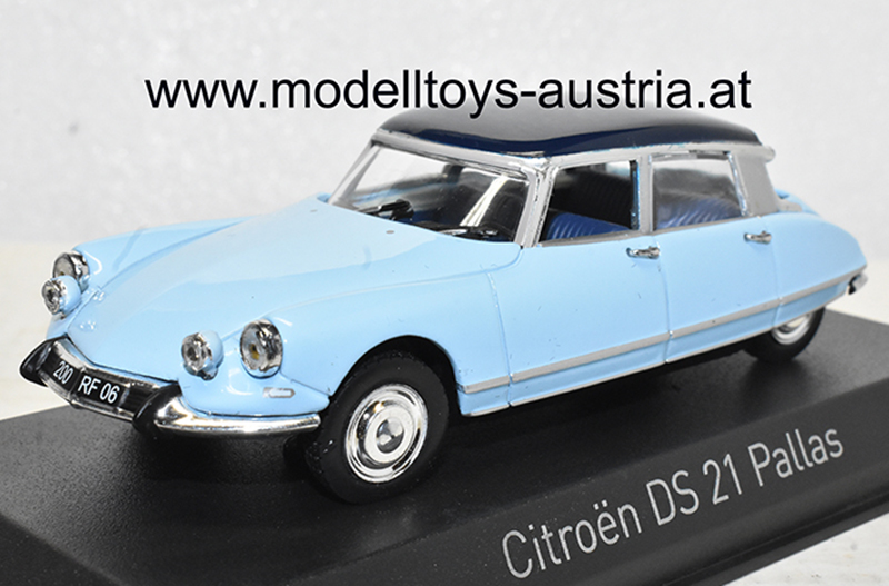 Citroen DS21 DS 21 Limousine Pallas 1967 blau 1:43