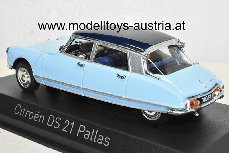 Citroen DS21 DS 21 Limousine Pallas 1967 blau 1:43