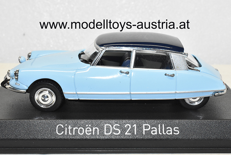 Citroen DS21 DS 21 Limousine Pallas 1967 blau 1:43