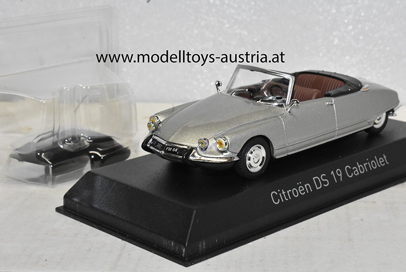 Citroen DS 19 Cabrio 1965 grau 1:43