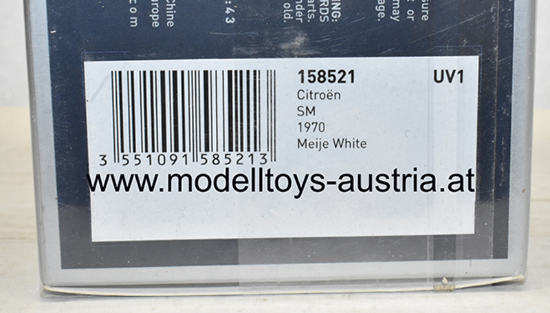 Citroen SM Coupe 1970 weiss 1:43