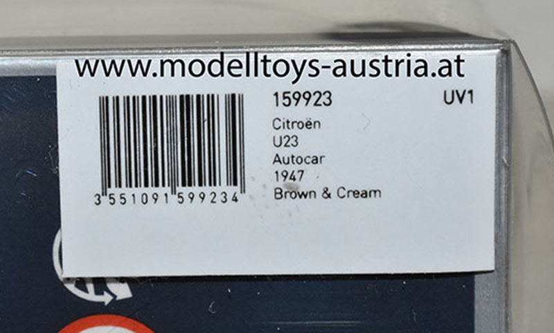Citroen U23 Autobus 1947 braun / creme 1:87 HO