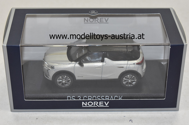 Citroen DS3 DS 3 Crossback 2019 E Tense weiss / schwarz 1:43 Elektro Auto E-Mobilität