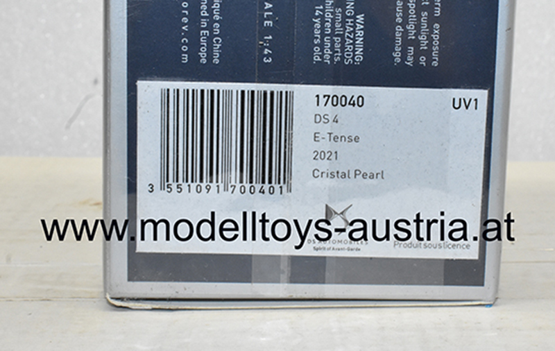 Citroen DS4 DS 4 E-Tense 2021 silber metallik 1:43