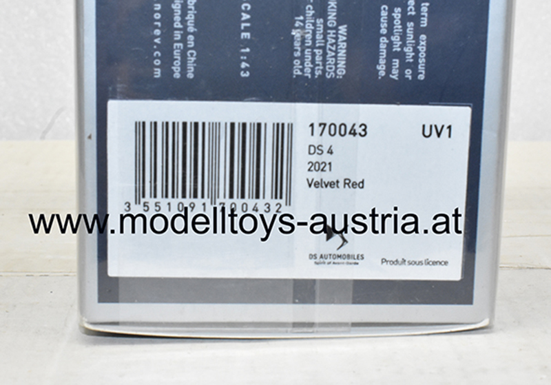 Citroen DS4 DS 4 2021 rot metallik 1:43