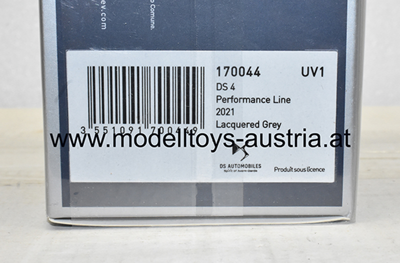 Citroen DS4 DS 4 Performance Line 2021 grau metallik 1:43