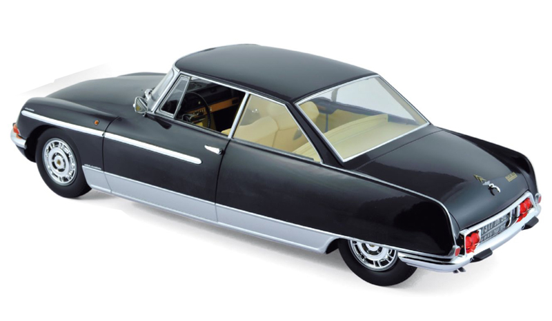 Citroen DS21 DS 21 Coupe CHAPRON Le Leman 1968 blau metallik 1:18