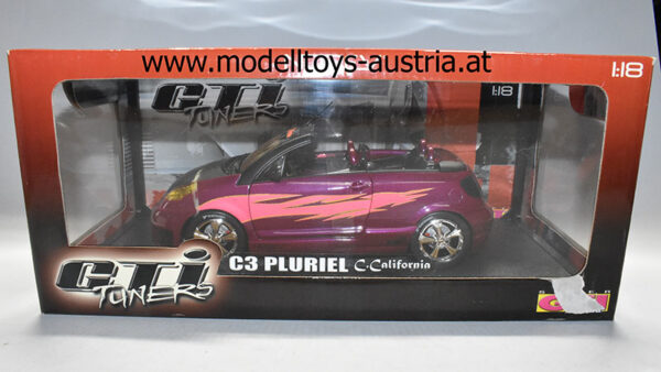 Citroen C3 Pluriel C California Cabrio GTI Tuning violet 1:18