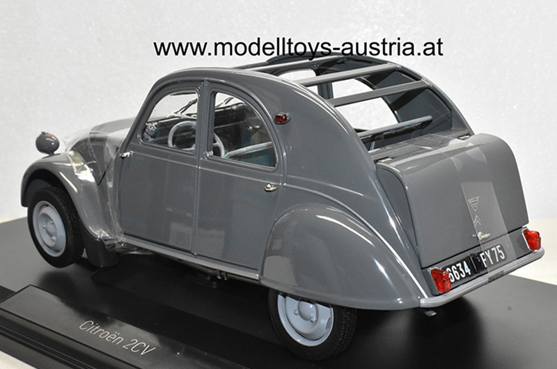 Citroen 2CV 2 CV AZL Malle Bombee 1957 grau 1:18