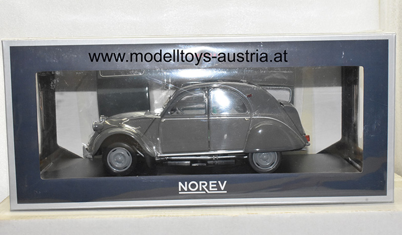 Citroen 2CV 2 CV AZL Malle Bombee 1957 grau 1:18