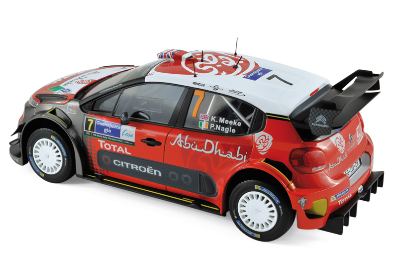 Citroen C3 WRC 2017 Rally Mexico Sieger Kris MEEKE / Paul NAGLE 1:18