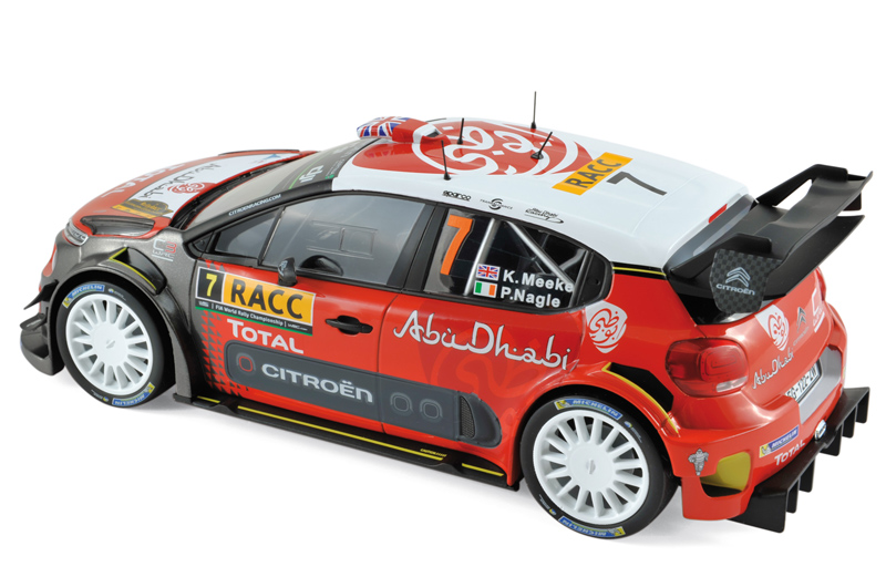 Citroen C3 WRC 2017 Rally Spanien Sieger Kris MEEKE / Paul NAGLE 1:18