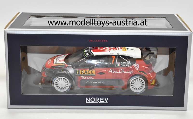 Citroen C3 WRC 2017 Rally Spanien Sieger Kris MEEKE / Paul NAGLE 1:18