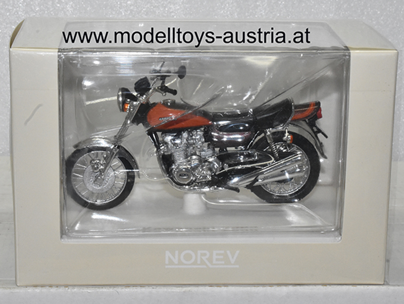 Kawasaki Z900 1973 dunkelbraun / orange 1:18