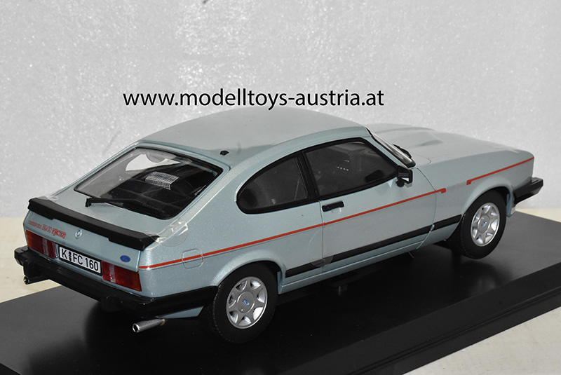 Ford Capri III 2.8 Injection 1982 hell blau metallik 1:18