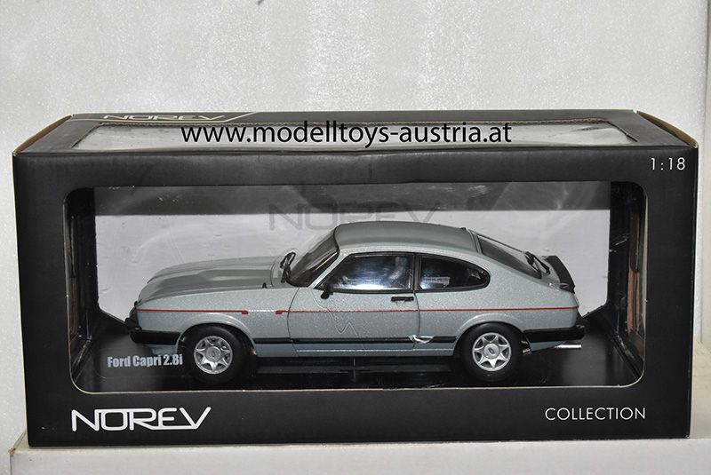 Ford Capri III 2.8 Injection 1982 hell blau metallik 1:18