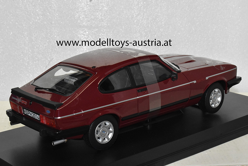 Ford Capri III 2.8 Injection 1982 dunkel rot 1:18