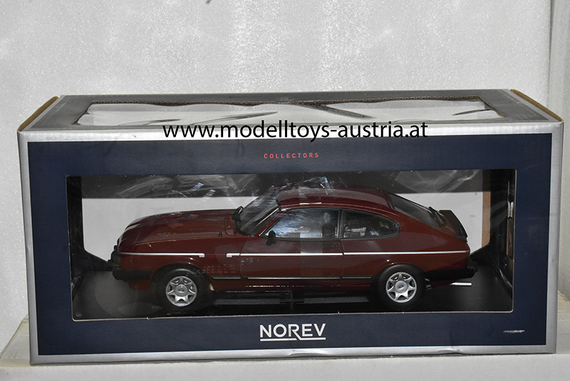 Ford Capri III 2.8 Injection 1982 dunkel rot 1:18