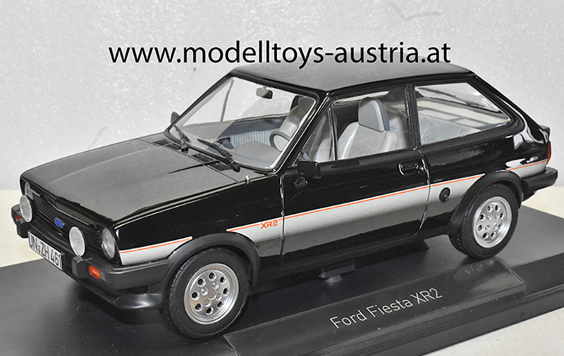 Ford Fiesta I XR2 1981 schwarz 1:18